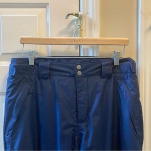 Omnitech Columbia snow pants men’s medium navy blue